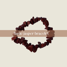 Load image into Gallery viewer, Flame jasper bracelet
