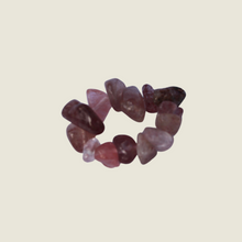 Load image into Gallery viewer, Strawberry quartz ringz
