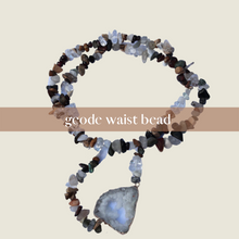 Load image into Gallery viewer, Geode waist bead
