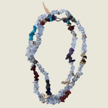 Load image into Gallery viewer, All crystal chakra waistbead
