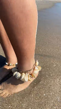 Load image into Gallery viewer, Natural sea shell anklet
