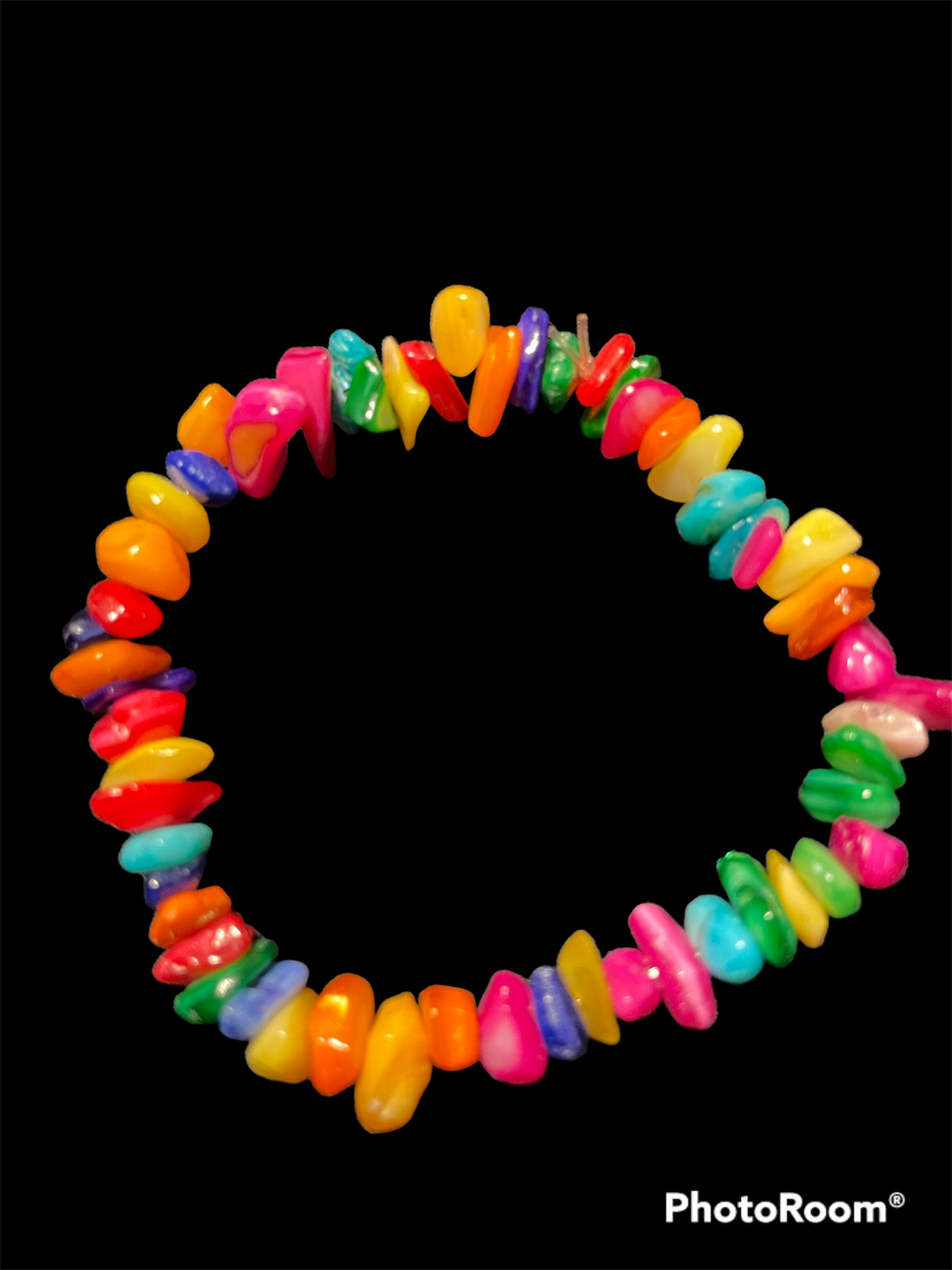 Chip bead bracelets 1